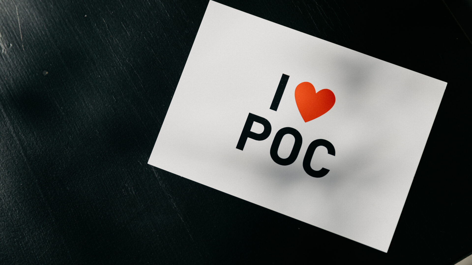 I love POC Postkarte
