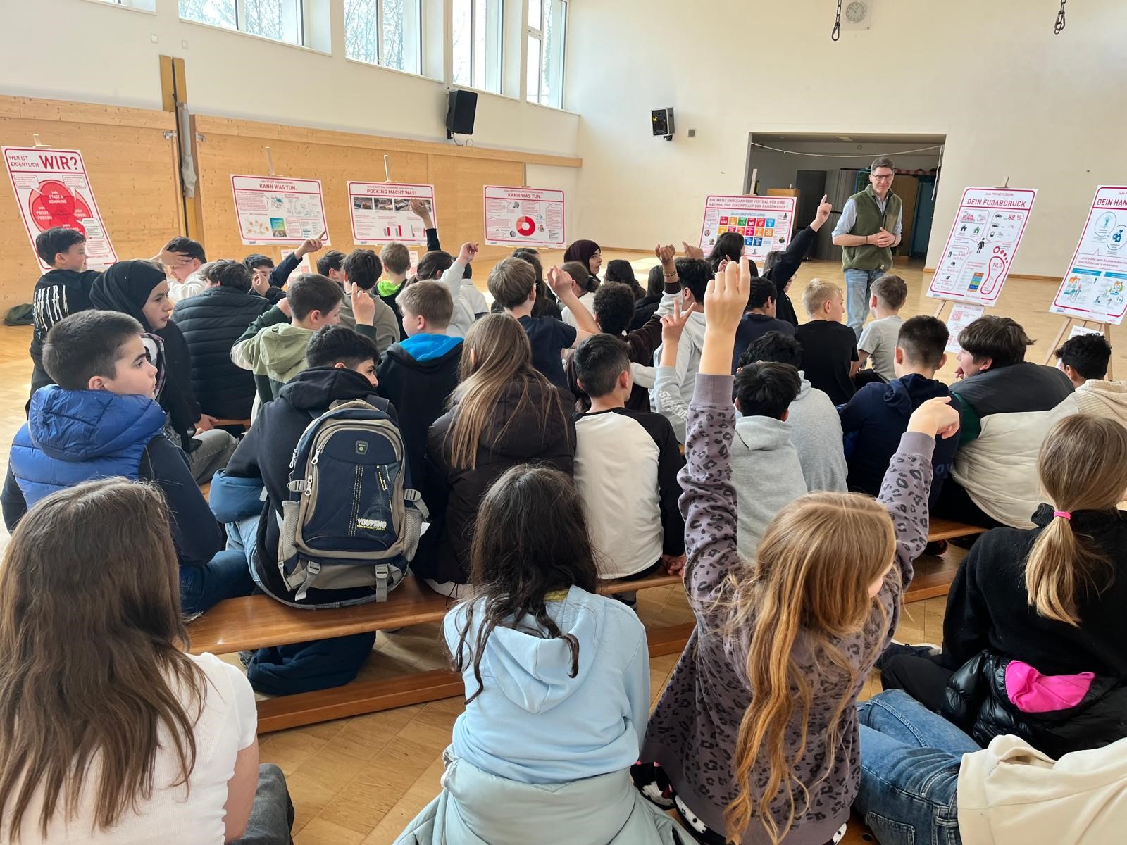 Klimaausstellung in Pockinger Schulen