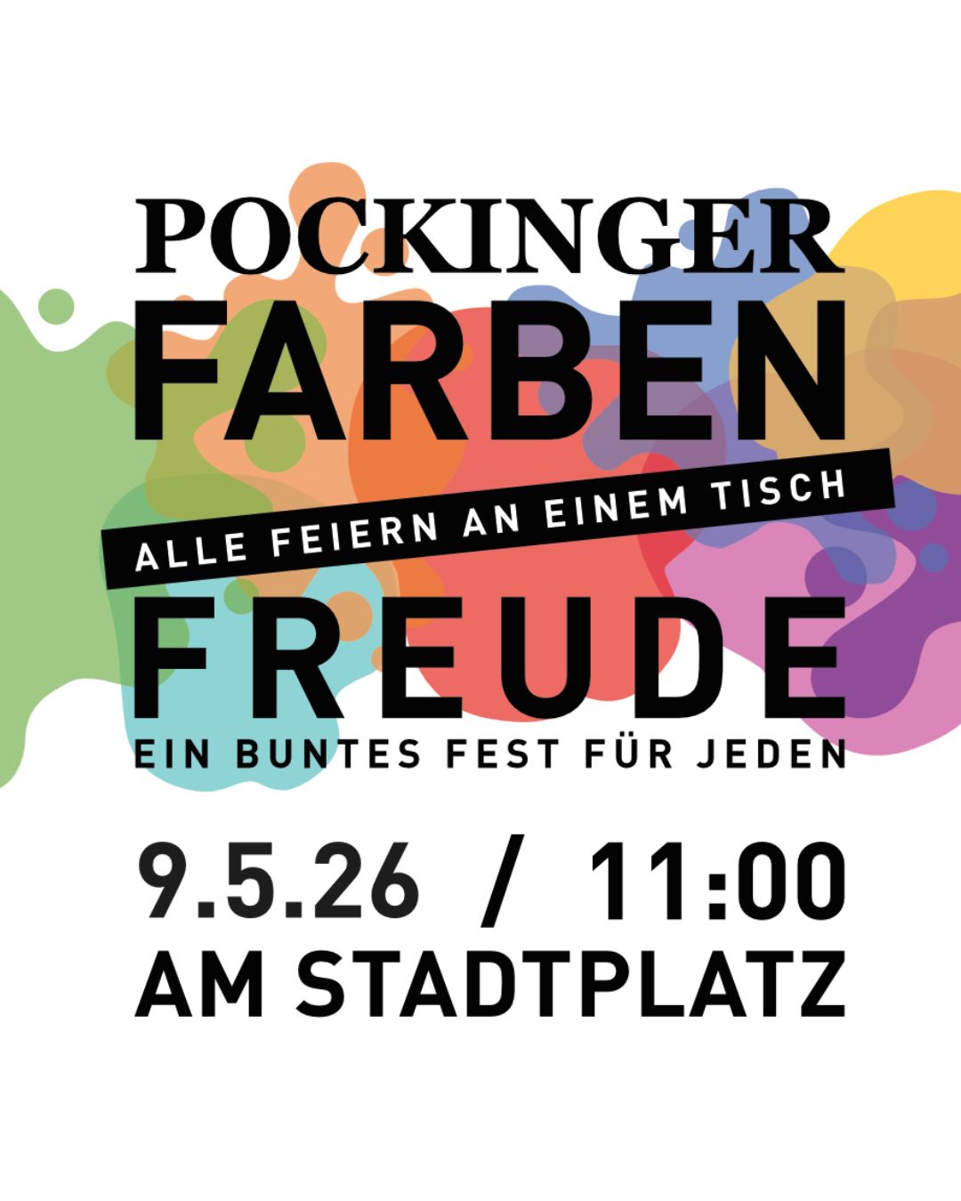 Farben.Freude 2026 mit weißem Hintergrund